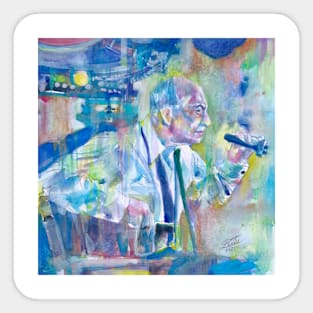 CECIL B. DEMILLE watercolor portrait Sticker